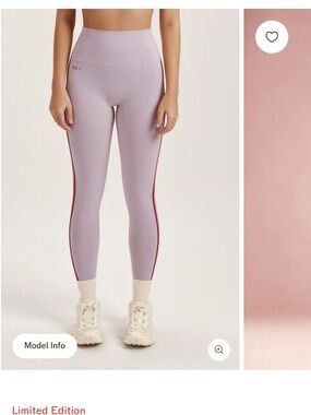 SET Active Sutton High-Waist Leggings with Red Stripe